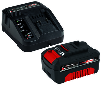 KIT STARTER POWER CHARGEUR 18 V 1 BATTERIES 4 AH + CHARGEUR     EINHELL