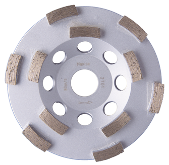 PLATEAU DIAMANT DEGROSSISSAGE Ø125mm MAKITA - POUR PONCAGE BETON