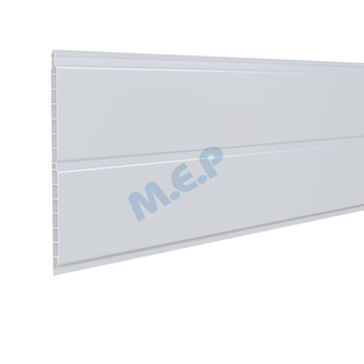 MODECCO LAMBRIS PVC BLANC 250mm 4,00ML ( SOUS FACE ECCO ) 2 LAMES