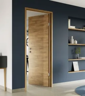 BLOC PORTE ESSENTIA  SALVIA CHENE 830x2040 MM - A CLE - POUSSANT GAUCHE