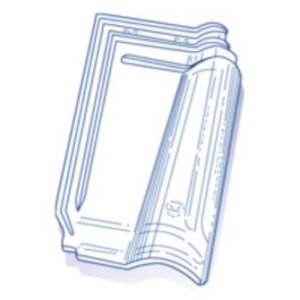 TUILE MERIDIONALE VERRE N 9