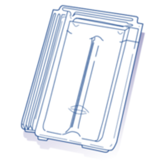 TUILE MARSEILLE VERRE N 511