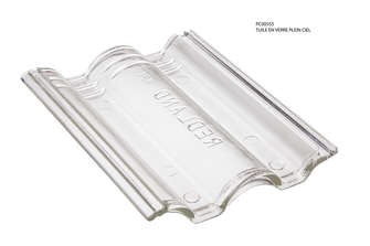 TUILE EN VERRE PLEIN CIEL - PC555