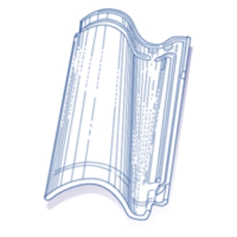 TUILE DC 12  VERRE N 85