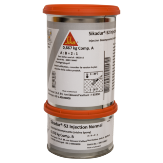 SIKADUR-52 KIT DE 1KG -Injection Normale SIKA                              565413