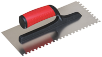 SOFOP PLATOIR A COLLE INOX 280 X 120mm Dents Carrees  6 X 6