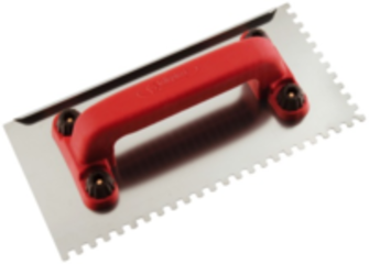 SOFOP PLATOIR COLLE INOX Lame Renforcee 28 x 12 Cm  Dents Carrees  6 x 6