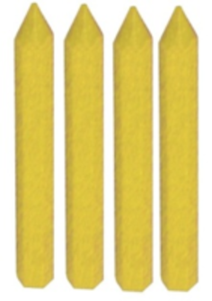 SOFOP CRAIE JAUNE 12cm Blister de 4