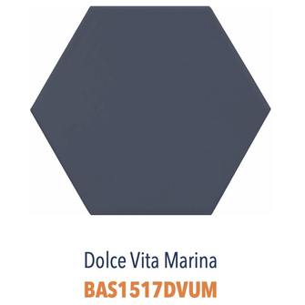 CARRELAGE DOCE VITA 15X17CM MARINA (CARTON DE 0,50M²)       REF:BAS1517DVUM