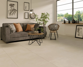 CARRELAGE ZIRO CREMA 45x45cm (PQT = 1,22m2)