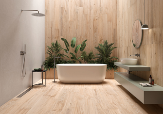 CARRELAGE DAKARIS HAYA 20X120 Rectifié - effet bois (Pqt. = 1,68m2)