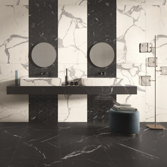 CARRELAGE ANIMA FUTURA UNIQUE BLACK 120x278 EP.6mm LUCIDATO (PQT = 3,3221)