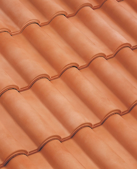 TUILE ROMANE SANS (ref.110) ROSE FLAMME