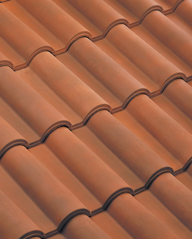 TUILE ROMANE SANS (ref.110) BRUN RUSTIQUE