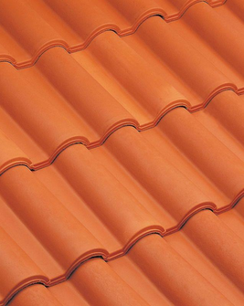 #TUILE ROMANE SANS (ref.110) ROUGE