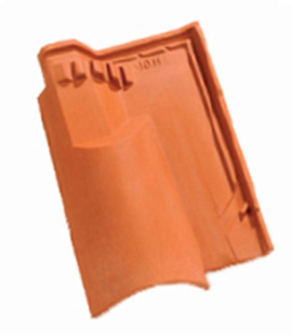 #TUILE CANAL CROCHETS POUDENX (ref.454) VIEILLI