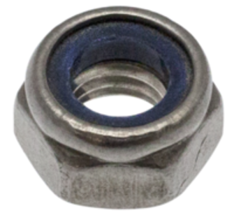 ECROU FREIN INOX A2 D.6  COQUE 20